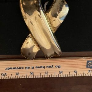 50% off sale Huge ⚡️⚡️⚡️Vintage womens elastic belt 1980s  huge x buckle 3 in